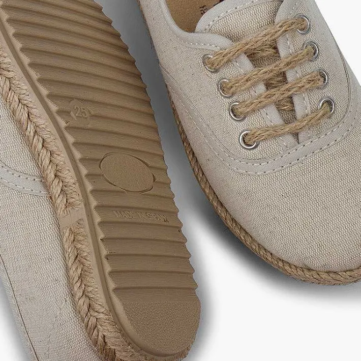 Pisamonas Trainers>Kids' Trainers With Jute Sole And Laces
