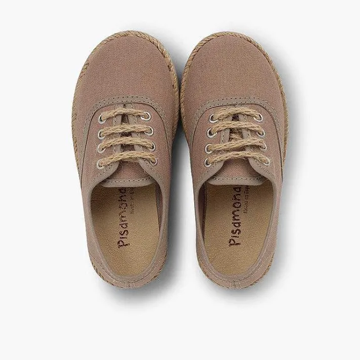 Pisamonas Trainers>Kids' Trainers With Jute Sole And Laces