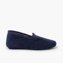 Pisamonas Slippers>Kung-Fu Style Corduroy Slippers