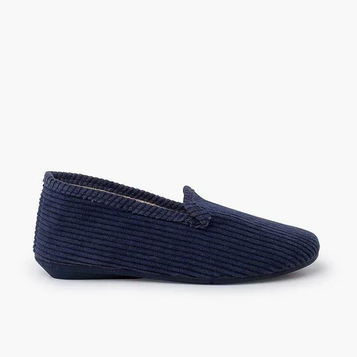 Pisamonas Slippers>Kung-Fu Style Corduroy Slippers