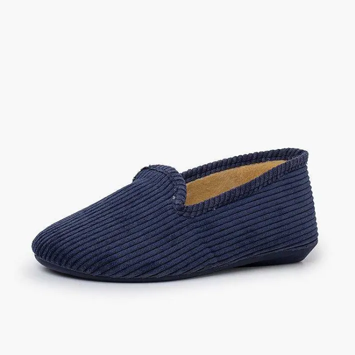 Pisamonas Slippers>Kung-Fu Style Corduroy Slippers