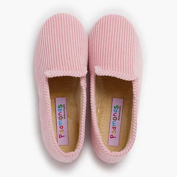 Pisamonas Slippers>Kung-Fu Style Corduroy Slippers