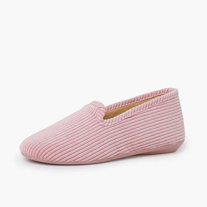 Pisamonas Slippers>Kung-Fu Style Corduroy Slippers