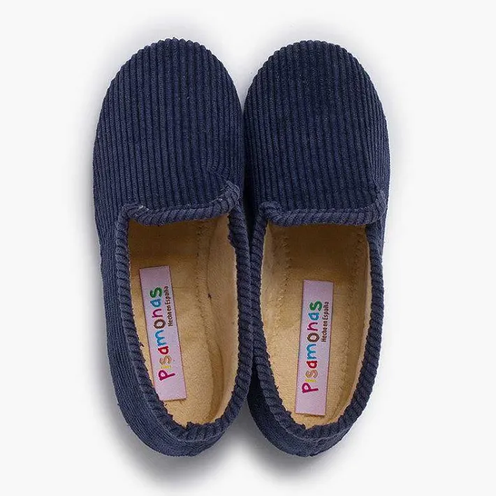 Pisamonas Slippers>Kung-Fu Style Corduroy Slippers