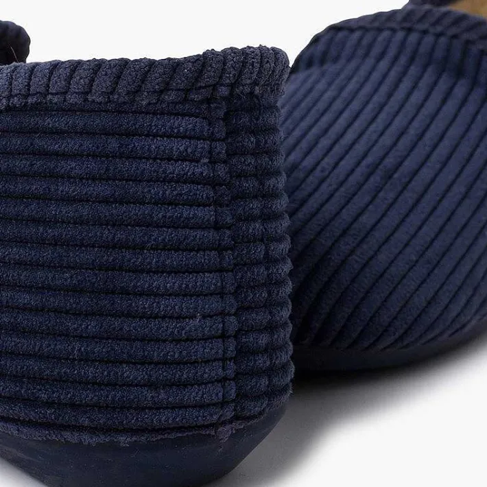 Pisamonas Slippers>Kung-Fu Style Corduroy Slippers