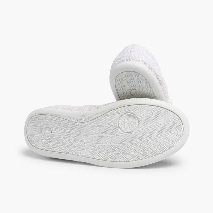 Pisamonas Ballet Pumps And Flats>Laced Linen Ballet Pumps