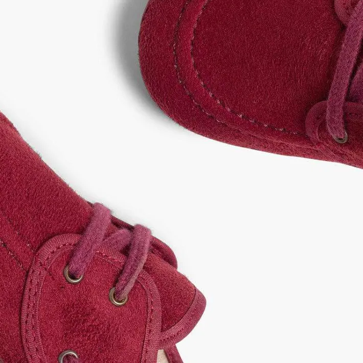 Pisamonas Boat Shoes>Lace-Up Faux Suede Boat Shoes