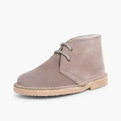 Pisamonas School Shoes>Lace-Up Safari Desert Boots