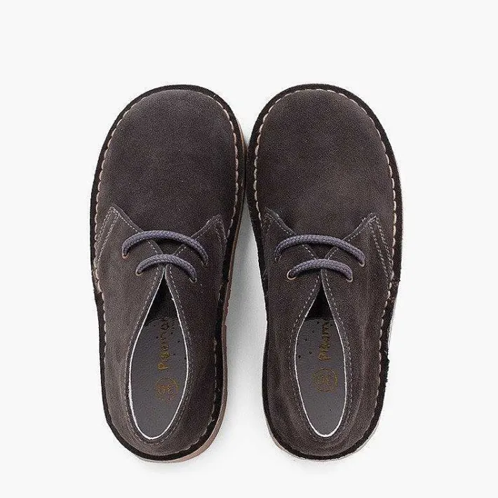 Pisamonas School Shoes>Lace-Up Safari Desert Boots
