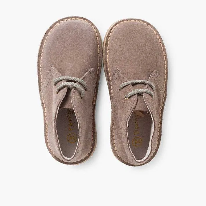 Pisamonas School Shoes>Lace-Up Safari Desert Boots