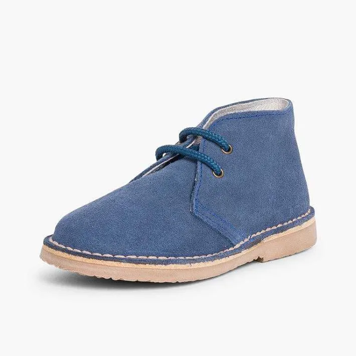 Pisamonas School Shoes>Lace-Up Safari Desert Boots