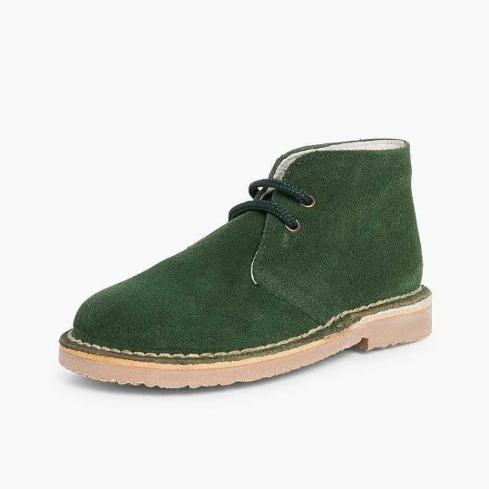 Pisamonas School Shoes>Lace-Up Safari Desert Boots