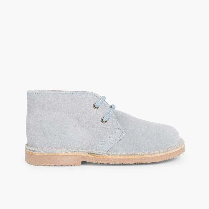 Pisamonas School Shoes>Lace-Up Safari Desert Boots