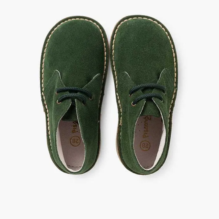 Pisamonas School Shoes>Lace-Up Safari Desert Boots