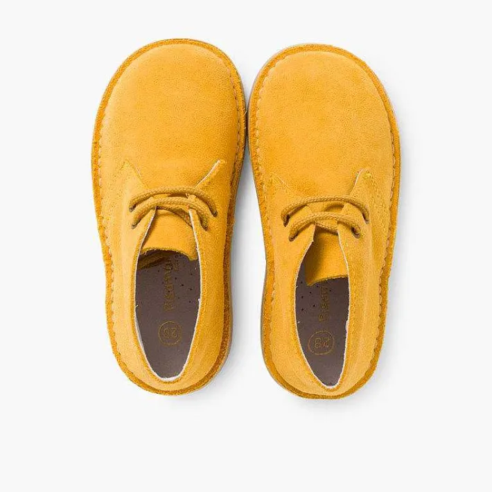 Pisamonas School Shoes>Lace-Up Safari Desert Boots