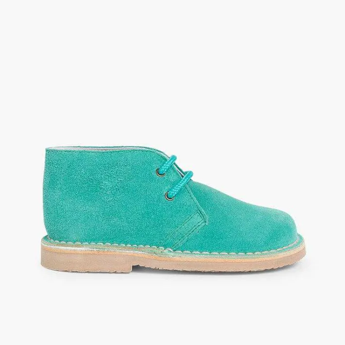 Pisamonas School Shoes>Lace-Up Safari Desert Boots