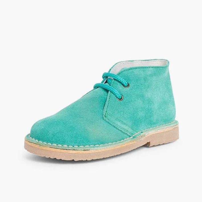 Pisamonas School Shoes>Lace-Up Safari Desert Boots