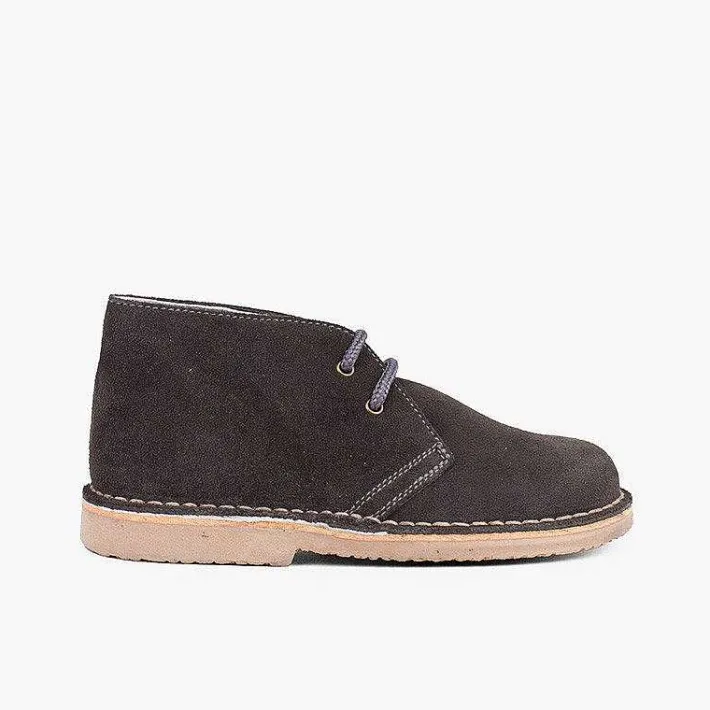 Pisamonas School Shoes>Lace-Up Safari Desert Boots