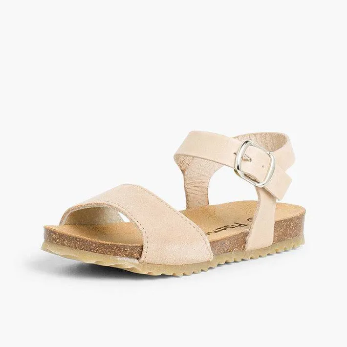Pisamonas Sandals>Leather And Suede Sandals With Buckles