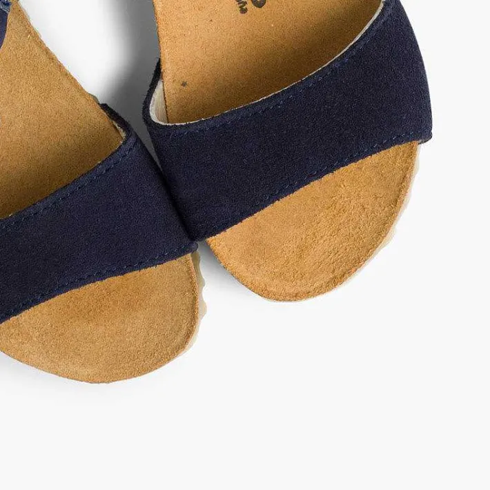 Pisamonas Sandals>Leather And Suede Sandals With Buckles