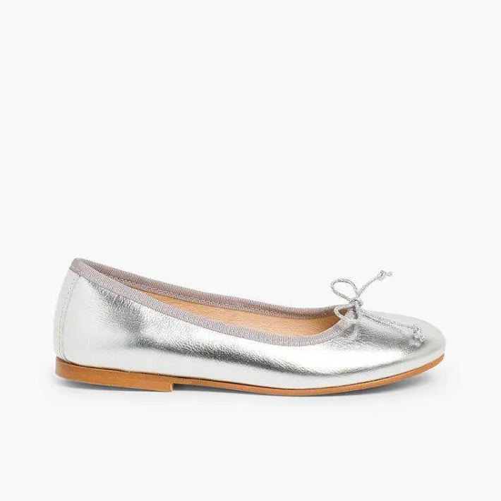 Pisamonas Ballet Pumps And Flats>Leather Ballet Pumps