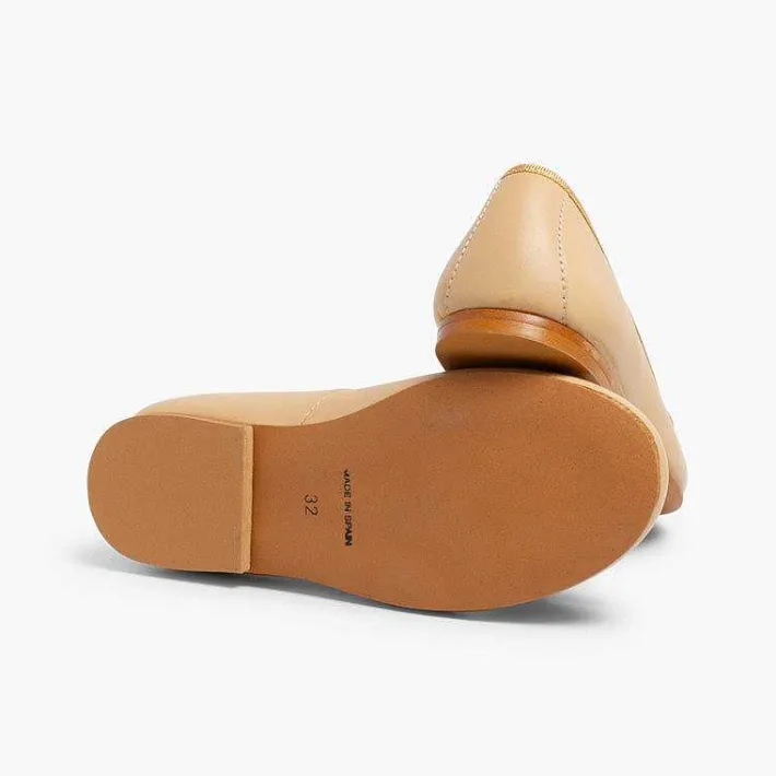 Pisamonas Ballet Pumps And Flats>Leather Ballet Pumps