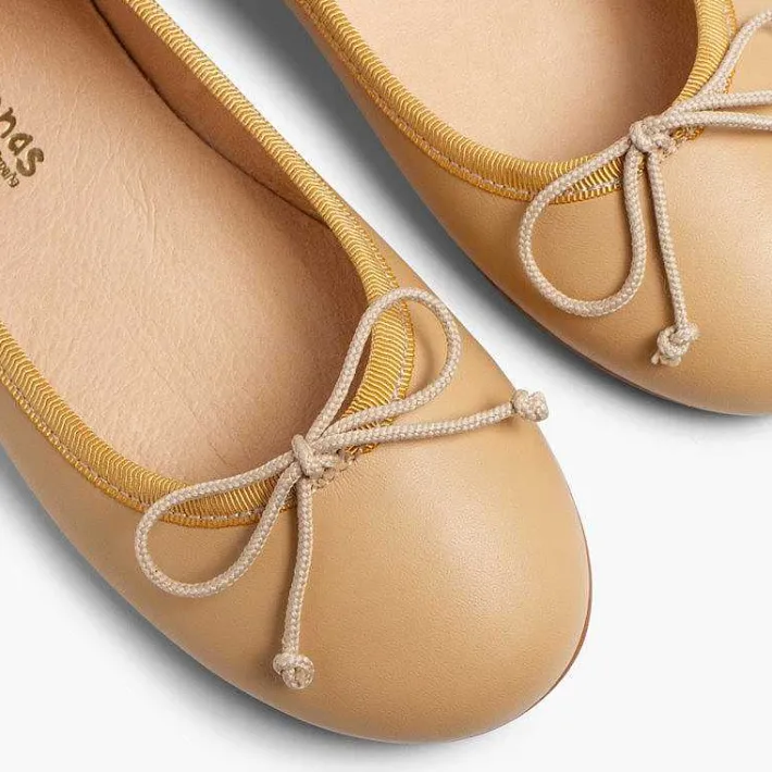 Pisamonas Ballet Pumps And Flats>Leather Ballet Pumps