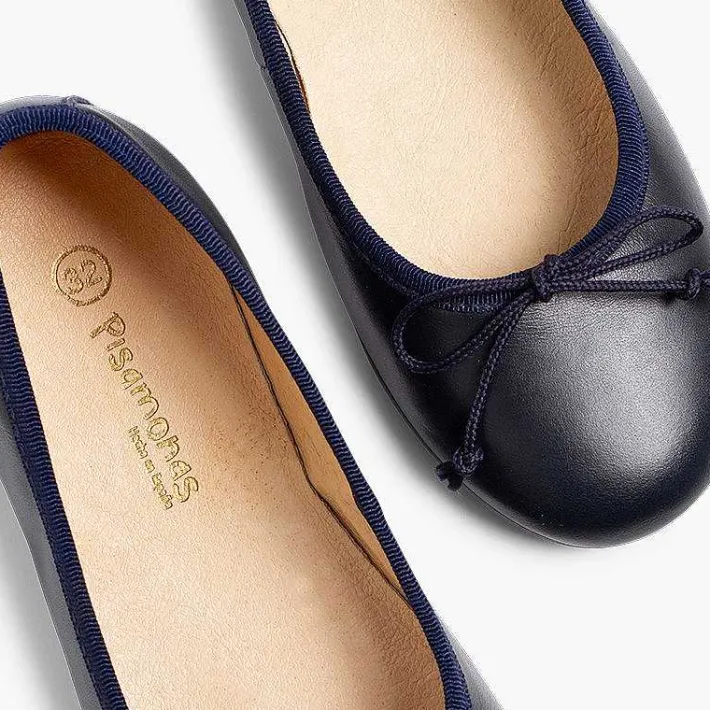 Pisamonas Ballet Pumps And Flats>Leather Ballet Pumps