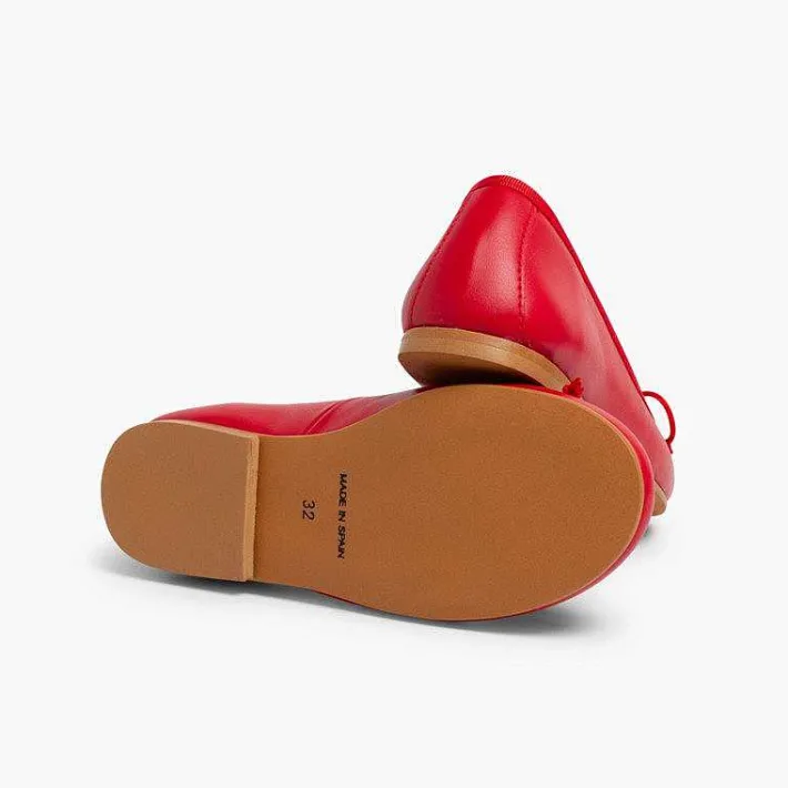 Pisamonas Ballet Pumps And Flats>Leather Ballet Pumps