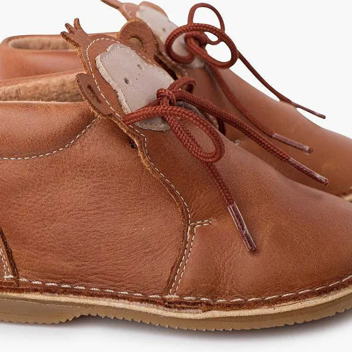 Pisamonas Boots>Leather Boot Laces Monkey Face