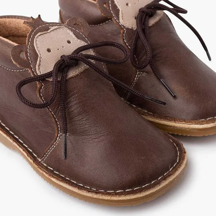 Pisamonas Boots>Leather Boot Laces Monkey Face