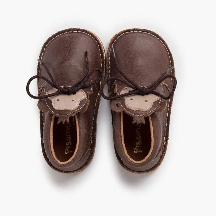Pisamonas Boots>Leather Boot Laces Monkey Face