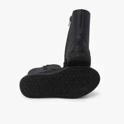 Pisamonas Boots>Leather Boots With Side Zipper And Reinforcement