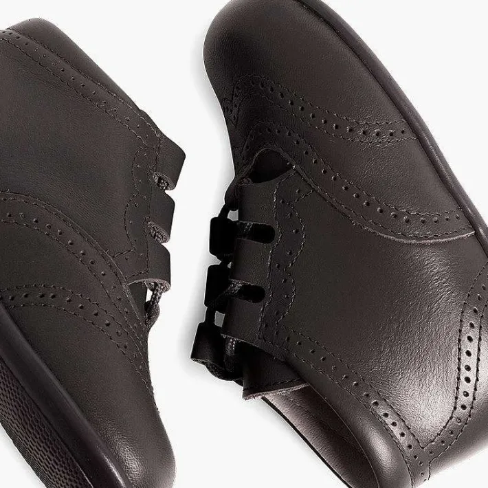 Pisamonas Lace Up Oxfords>Leather Lace-Up Oxford Booties