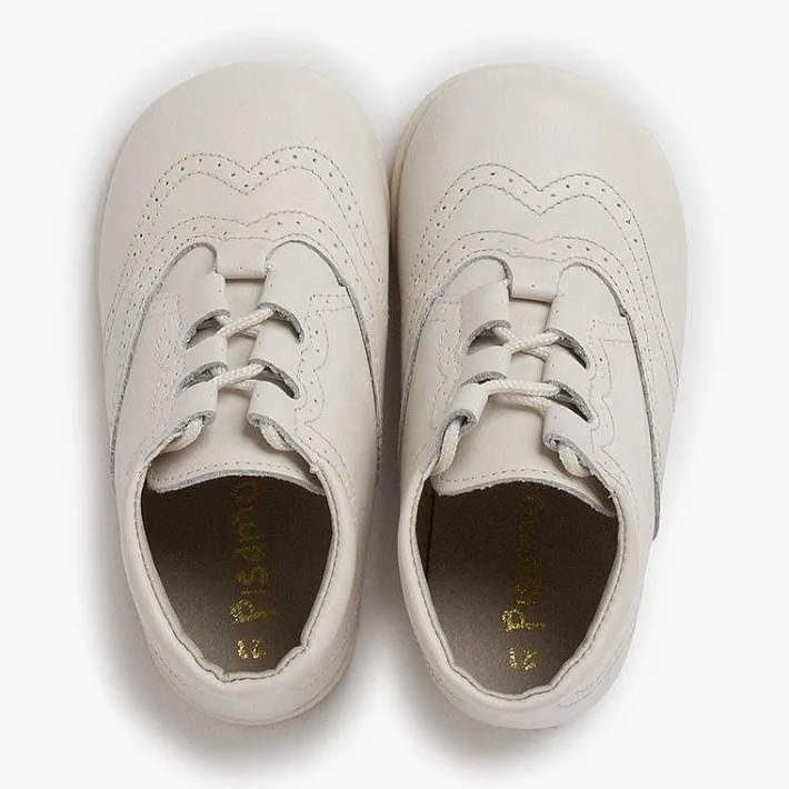 Pisamonas Lace Up Oxfords>Leather Lace-Up Oxford Booties