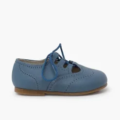 Pisamonas Lace-Up Oxfords>Leather Lace-Up Oxford Shoes Caramel Sole