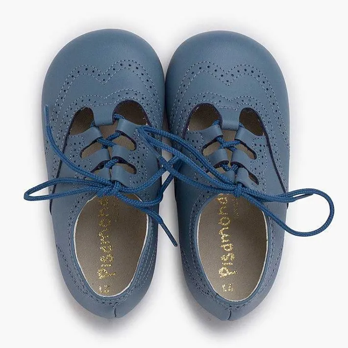 Pisamonas Lace-Up Oxfords>Leather Lace-Up Oxford Shoes Caramel Sole