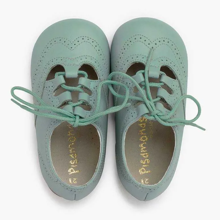 Pisamonas Lace-Up Oxfords>Leather Lace-Up Oxford Shoes Caramel Sole