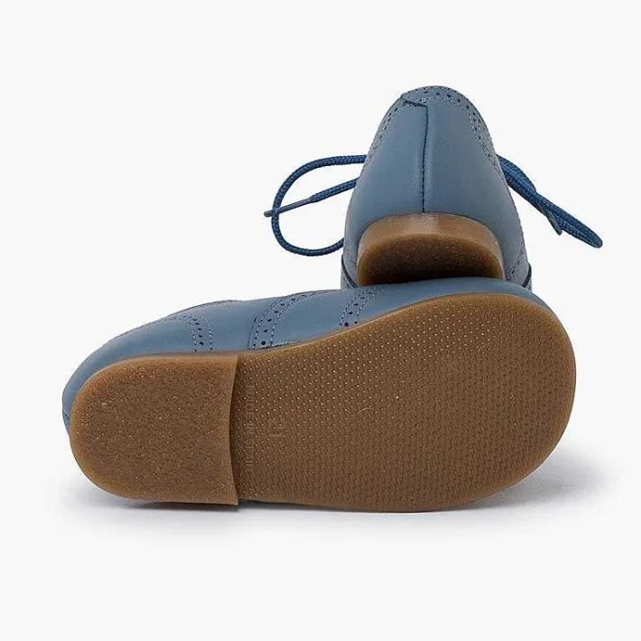 Pisamonas Lace-Up Oxfords>Leather Lace-Up Oxford Shoes Caramel Sole