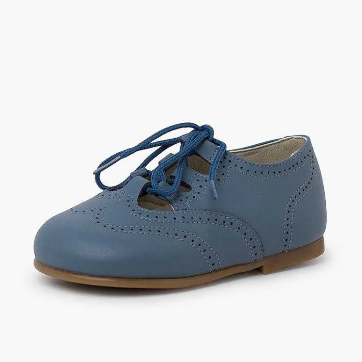 Pisamonas Lace-Up Oxfords>Leather Lace-Up Oxford Shoes Caramel Sole