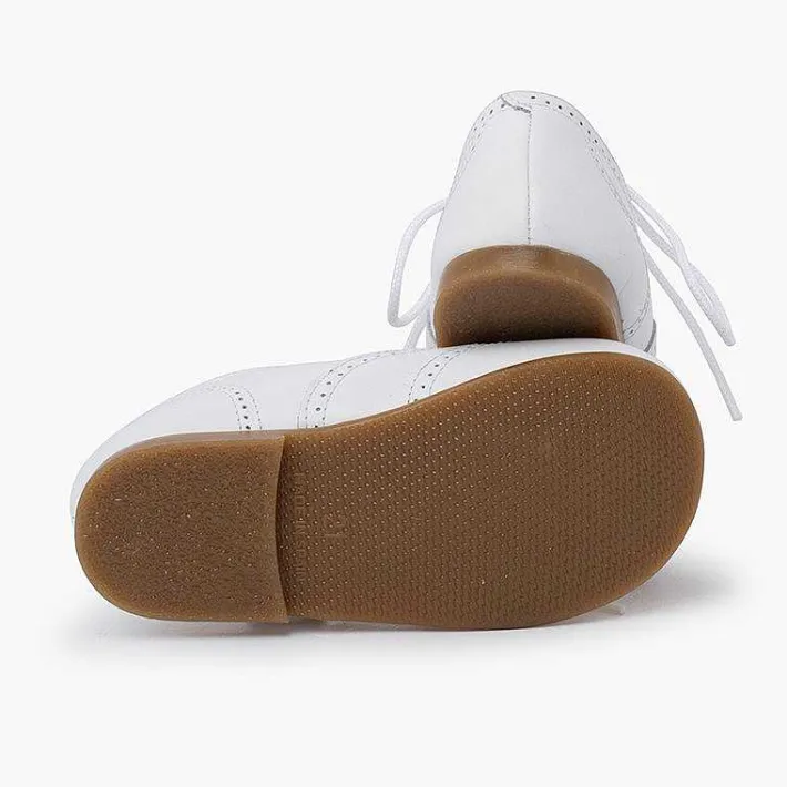 Pisamonas Lace-Up Oxfords>Leather Lace-Up Oxford Shoes Caramel Sole