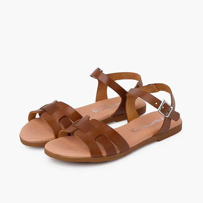 Pisamonas Sandals>Leather Roman Sandals For Women And Girls