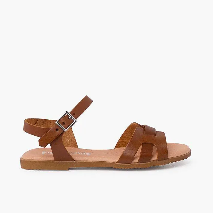 Pisamonas Sandals>Leather Roman Sandals For Women And Girls