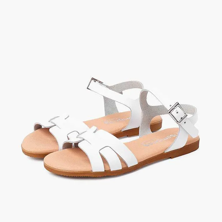 Pisamonas Sandals>Leather Roman Sandals For Women And Girls