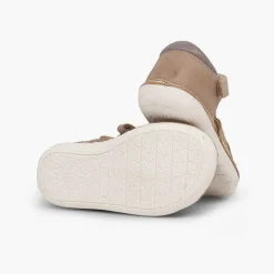 Pisamonas Sandals>Leather Sandals Boys With Loop Fasteners