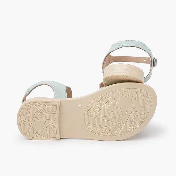 Pisamonas Sandals>Leather Sandals Buckle Fastening