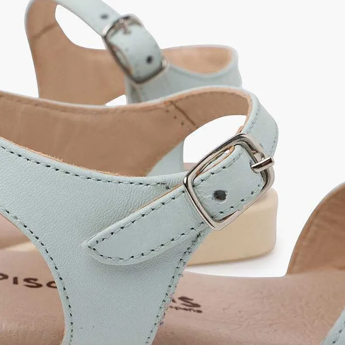 Pisamonas Sandals>Leather Sandals Buckle Fastening