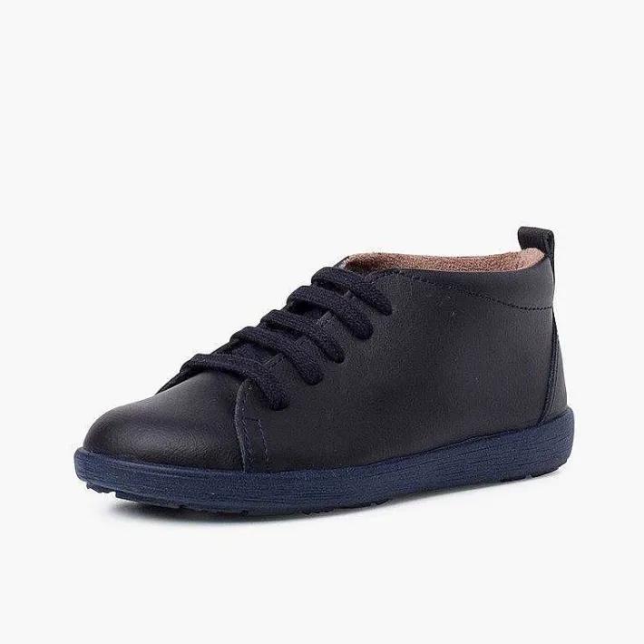 Pisamonas Boots>Leather Shoes Type Ankle Boots Lace-Up