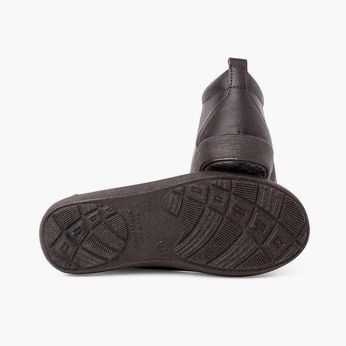 Pisamonas Boots>Leather Shoes Type Ankle Boots Lace-Up