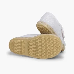 Pisamonas Espadrilles>Linen And Jute Bluchers With Loop Fasteners